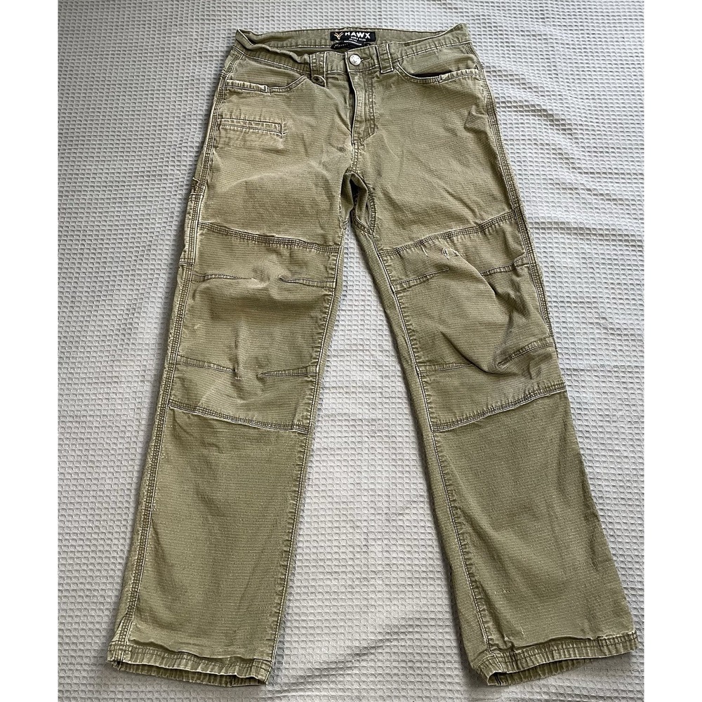 Hawx Work Gear Workwear Pants 32x32 Mens Ripstop Distressed Stretch
